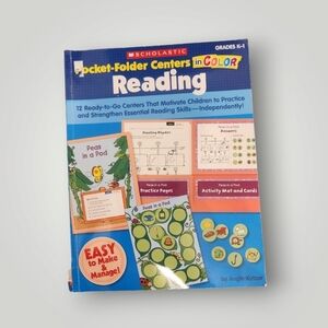 Scholastic pocket-folder centers in color reading home school
